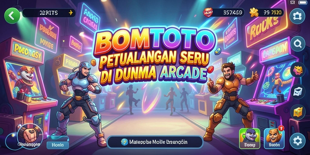 Tampilan gameplay menarik dari game BOMTOTO dengan aksi seru.