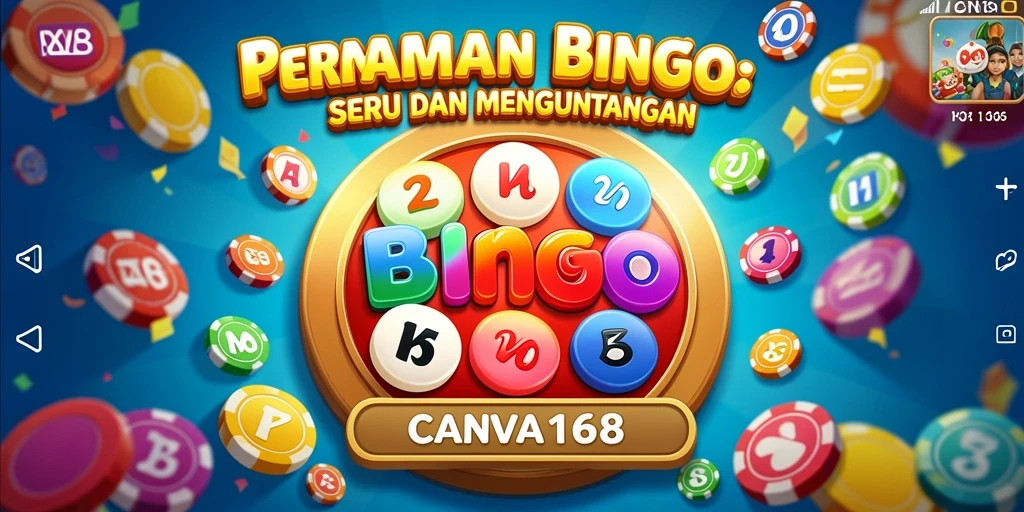 Tampilan gameplay Bingo yang seru dan menarik di CANVA168.