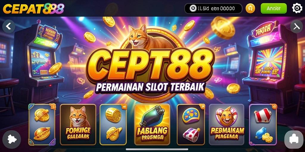 Tampilan gameplay Slot yang menarik dan menghibur di CEPAT88.