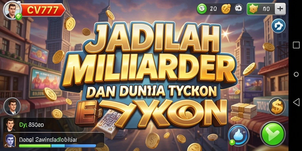Screenshot menunjukkan momen penting dalam permainan Tycoon CV777.