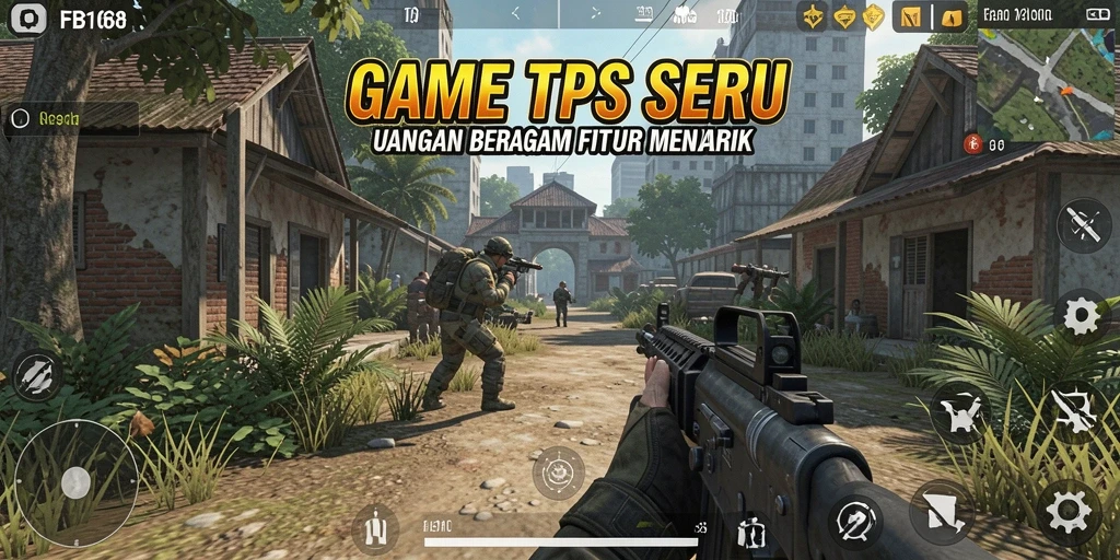 Tampilan gameplay FB168 yang mendebarkan di arena TPS.