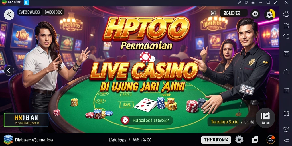 Gameplay mendebarkan HPTOTO dalam suasana Live Casino
