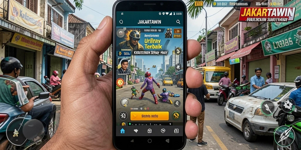 Tampilan antarmuka JAKARTAWIN yang bersih dan mudah digunakan.