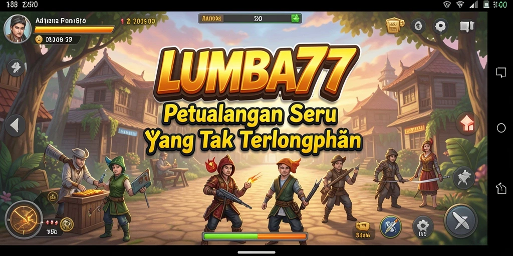 Tampilan gameplay LUMBA77 yang penuh aksi dan petualangan.