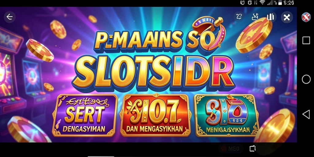 Tampilan menarik dari gameplay SLOTSIDR yang penuh warna.