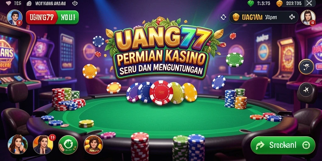 Tampilan permainan Kasino UANG77 yang menarik dan menantang.